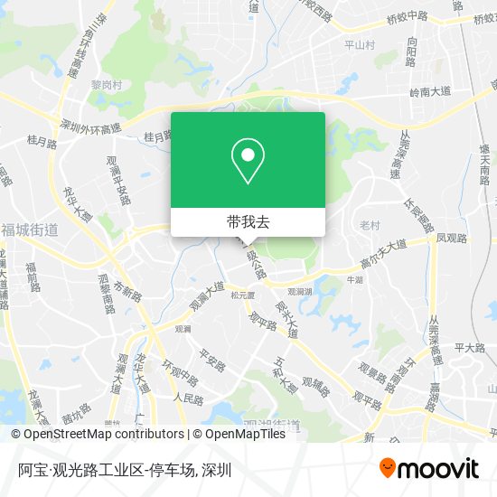 阿宝·观光路工业区-停车场地图