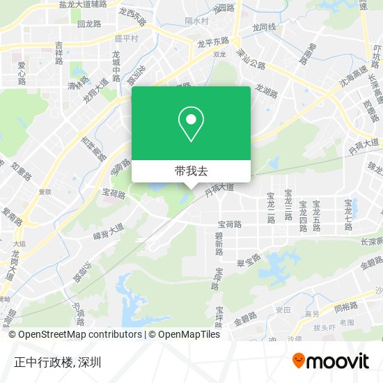 正中行政楼地图