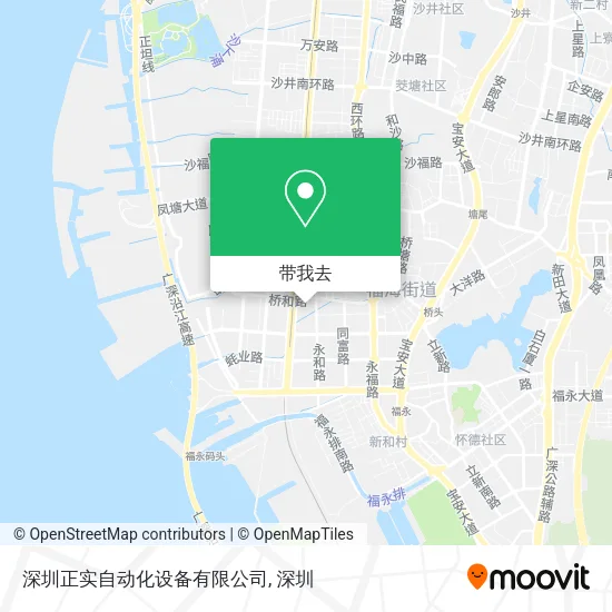 深圳正实自动化设备有限公司地图