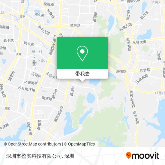 深圳市盈实科技有限公司地图