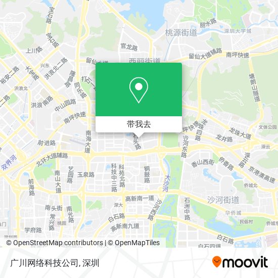 广川网络科技公司地图