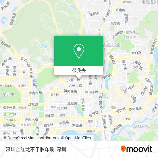 深圳金红龙不干胶印刷地图
