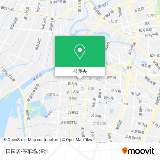 田园居-停车场地图