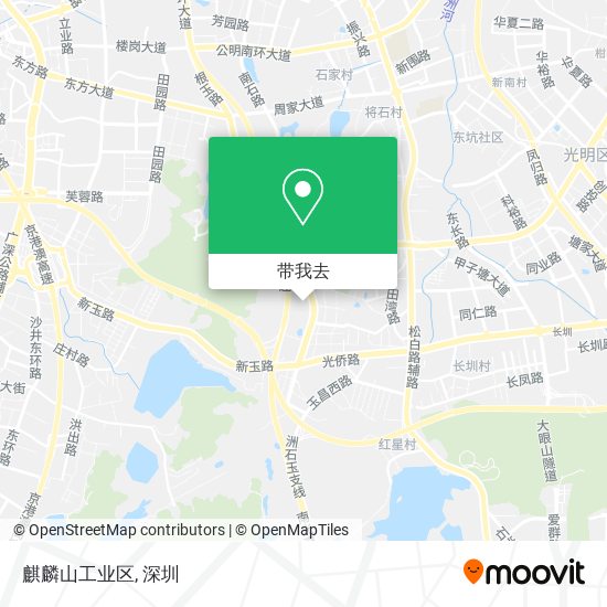 麒麟山工业区地图