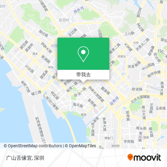 广山舌缘宜地图