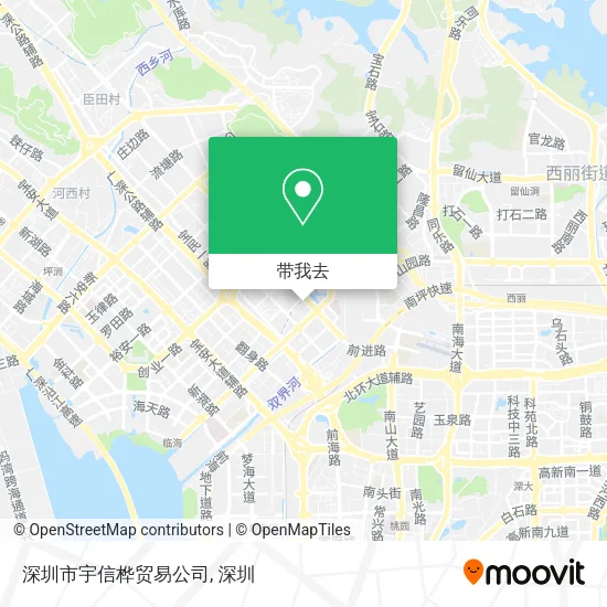 深圳市宇信桦贸易公司地图