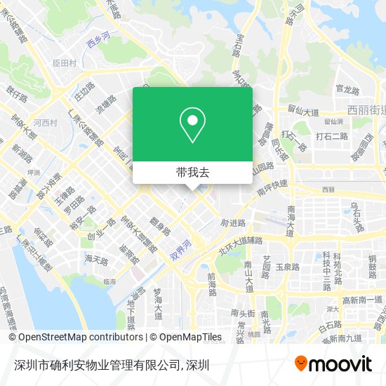 深圳市确利安物业管理有限公司地图