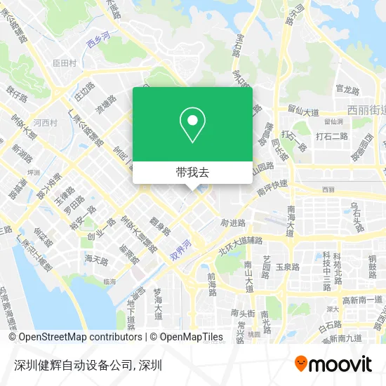 深圳健辉自动设备公司地图