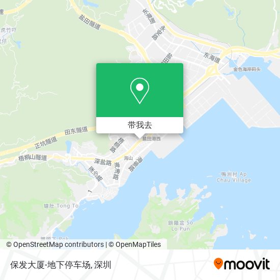 保发大厦-地下停车场地图