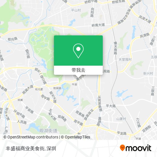 丰盛福商业美食街地图