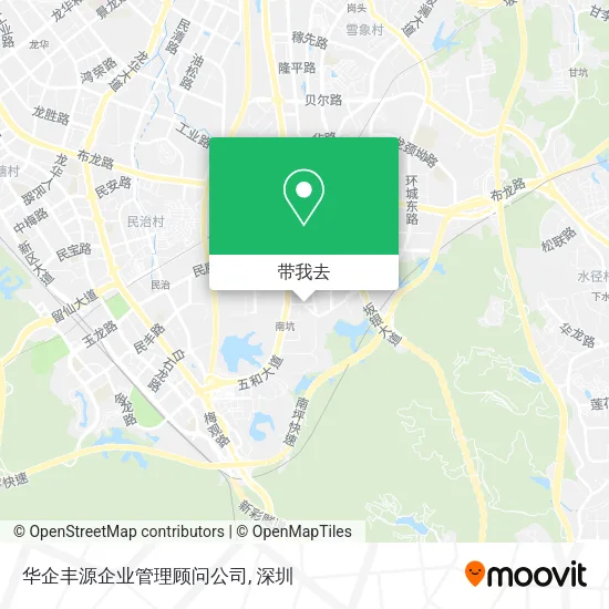 华企丰源企业管理顾问公司地图