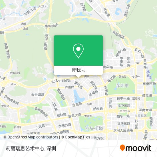 莉丽瑞思艺术中心地图