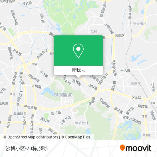 沙博小区-70栋地图