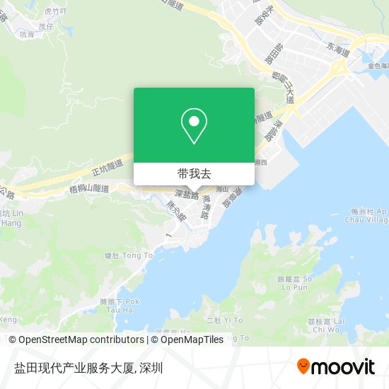 盐田现代产业服务大厦地图