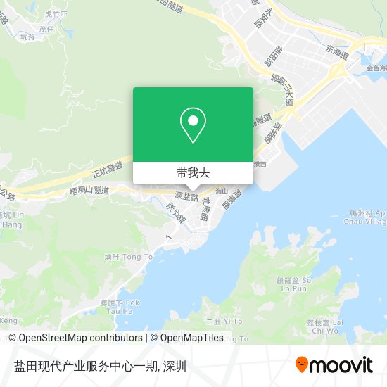 盐田现代产业服务中心一期地图