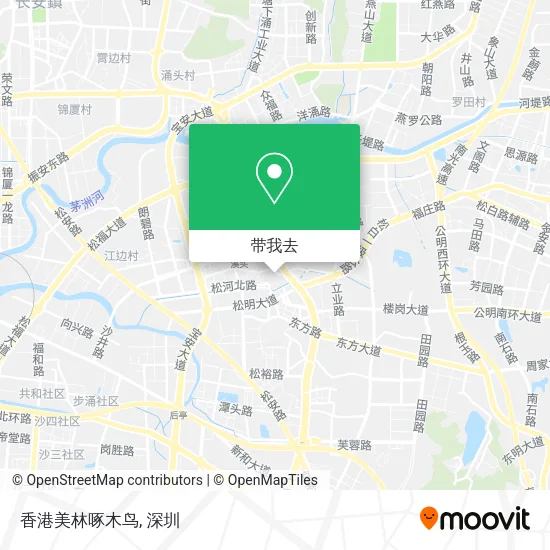 香港美林啄木鸟地图