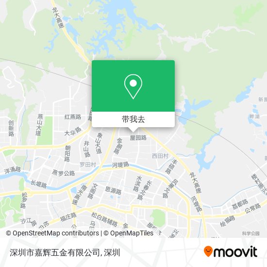 深圳市嘉辉五金有限公司地图