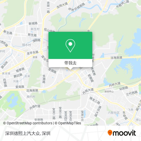 深圳德熙上汽大众地图