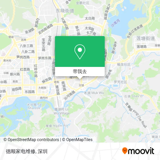 德顺家电维修地图