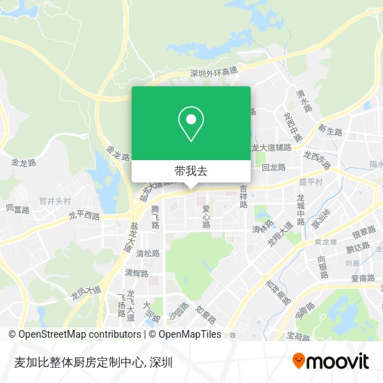 麦加比整体厨房定制中心地图