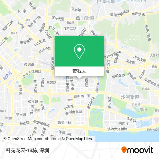 科苑花园-18栋地图