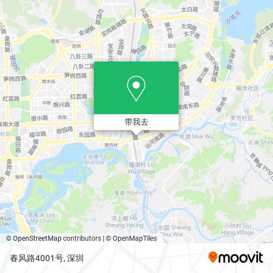 春风路4001号地图