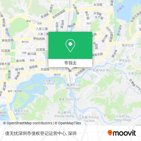 债无忧深圳市债权登记运营中心地图