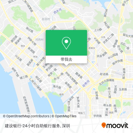 建设银行-24小时自助银行服务地图