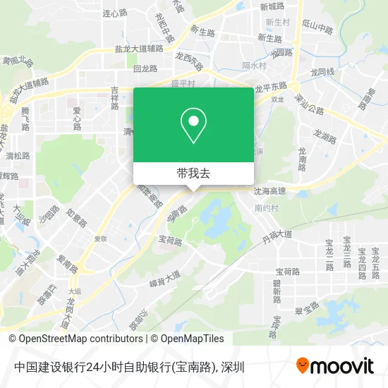 中国建设银行24小时自助银行(宝南路)地图