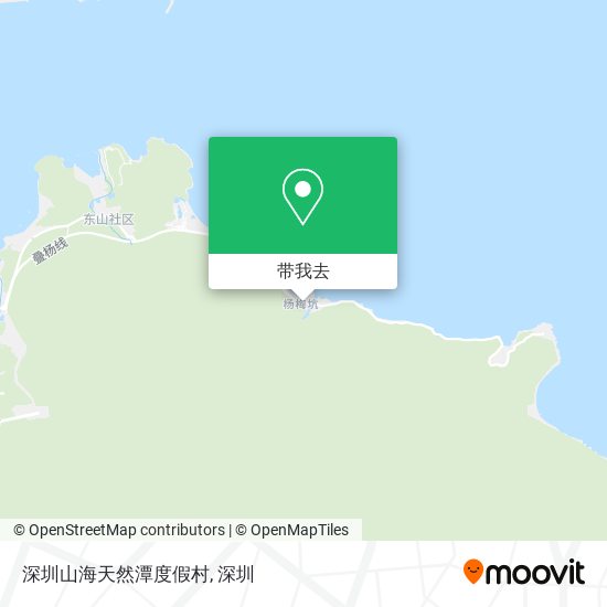 深圳山海天然潭度假村地图