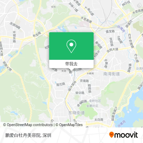 鹏爱白牡丹美容院地图