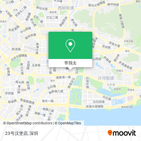 23号汉堡店地图