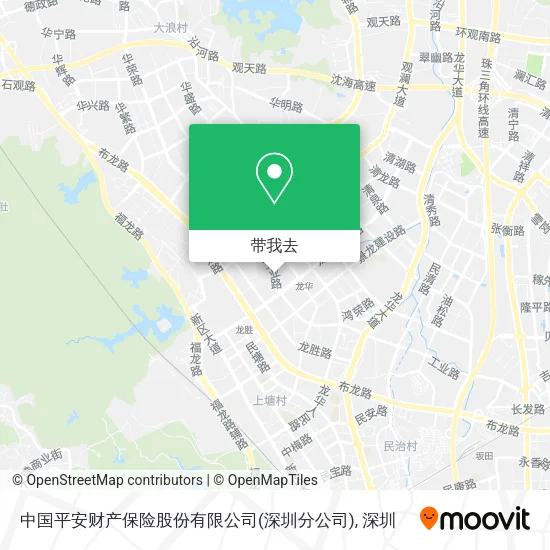 中国平安财产保险股份有限公司(深圳分公司)地图