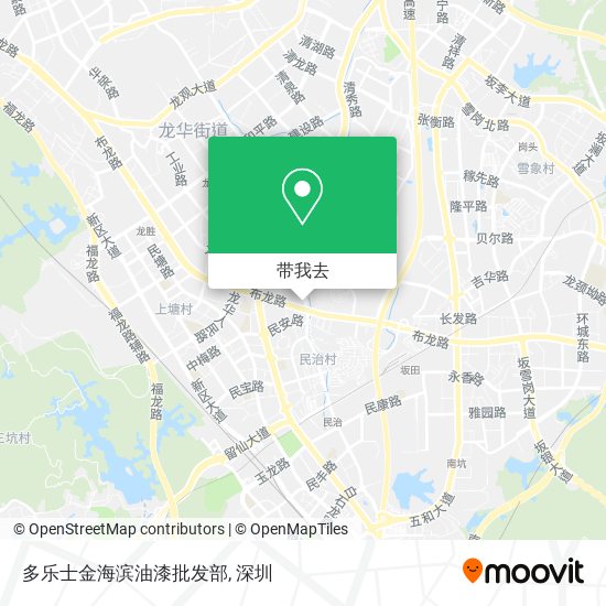 多乐士金海滨油漆批发部地图