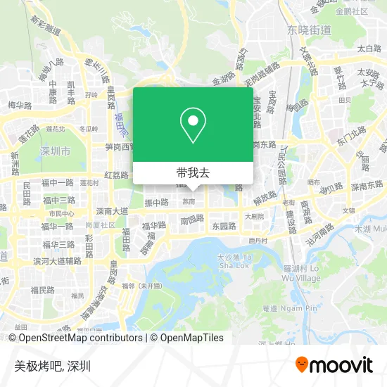 美极烤吧地图