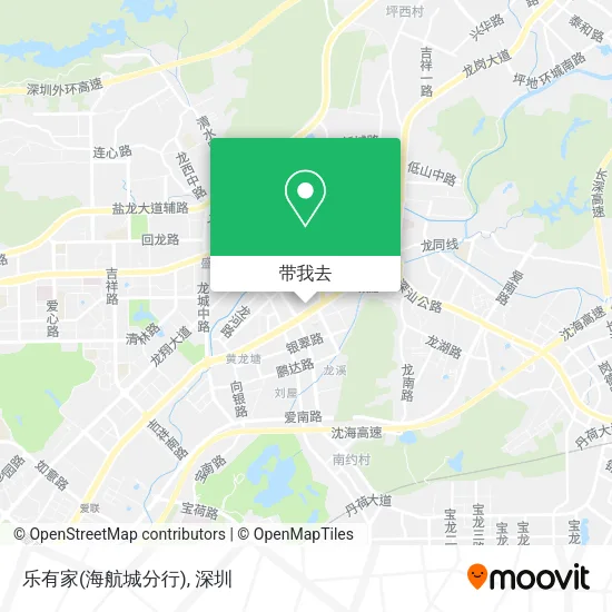乐有家(海航城分行)地图