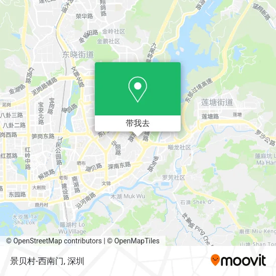 景贝村-西南门地图