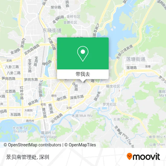 景贝南管理处地图