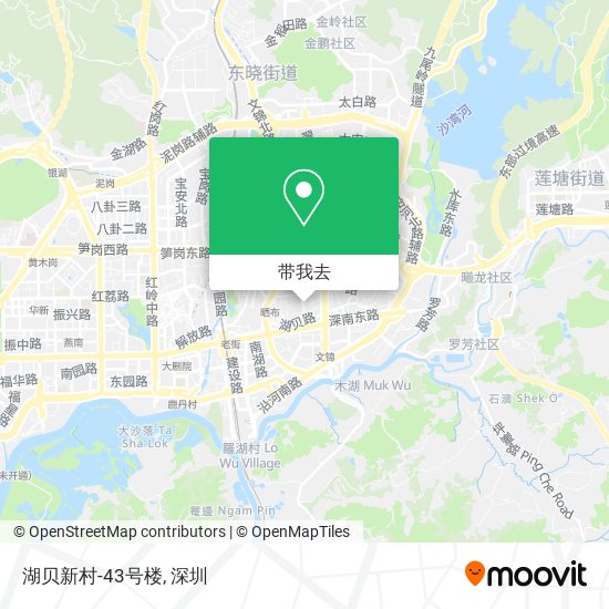 湖贝新村-43号楼地图