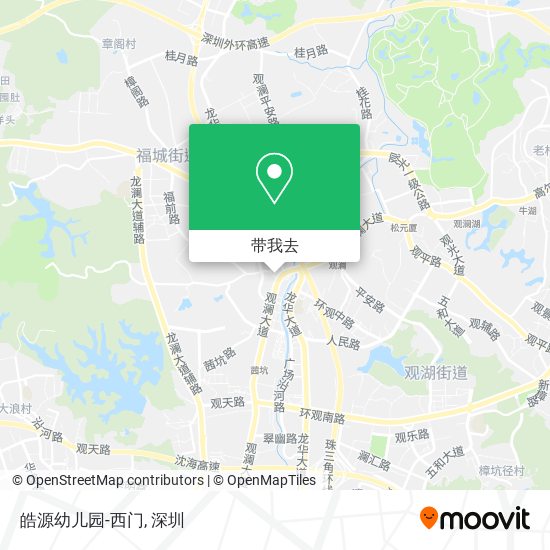 皓源幼儿园-西门地图