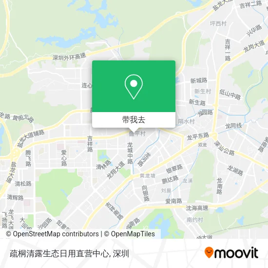 疏桐清露生态日用直营中心地图