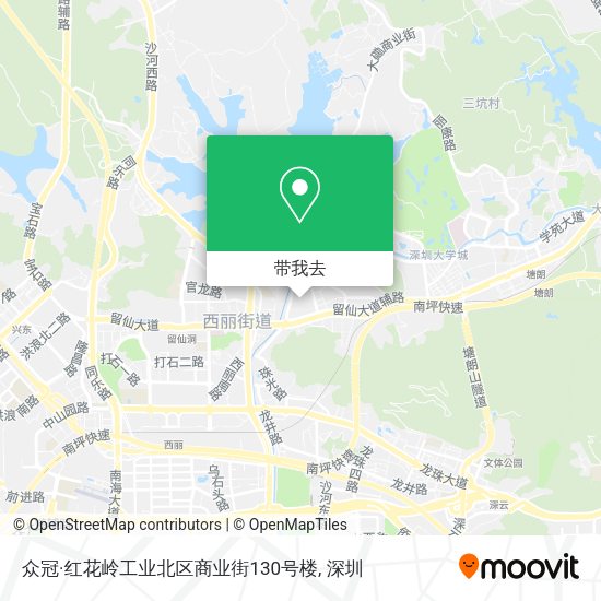 众冠·红花岭工业北区商业街130号楼地图