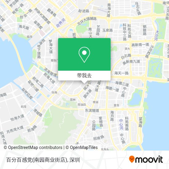 百分百感觉(南园商业街店)地图