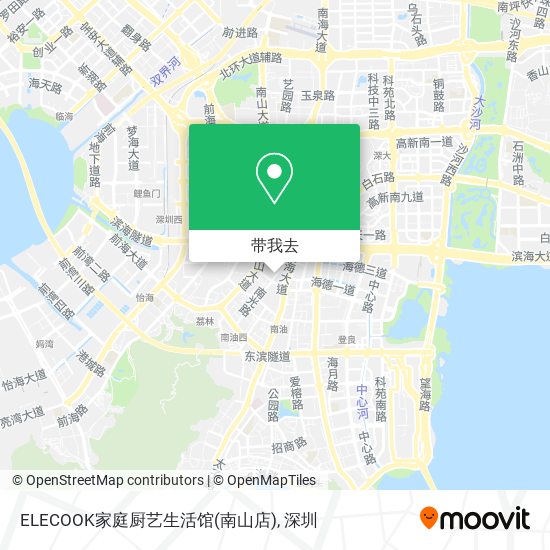 ELECOOK家庭厨艺生活馆(南山店)地图