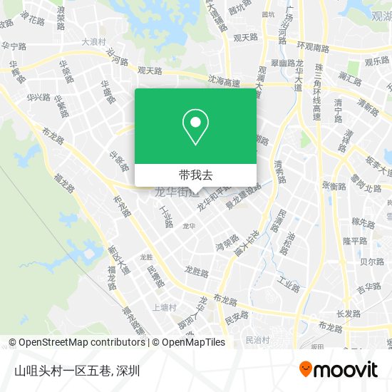 山咀头村一区五巷地图