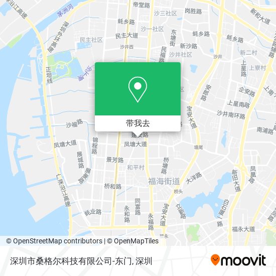 深圳市桑格尔科技有限公司-东门地图