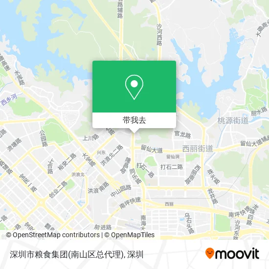 深圳市粮食集团(南山区总代理)地图