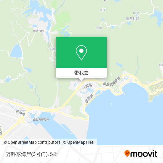 万科东海岸(3号门)地图