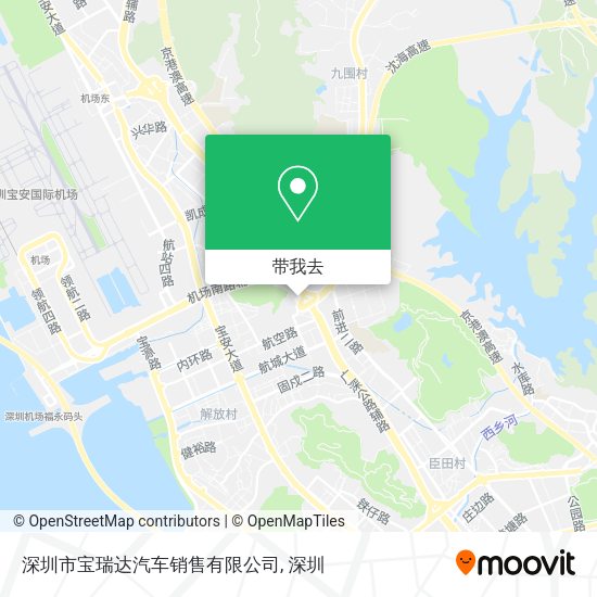 深圳市宝瑞达汽车销售有限公司地图