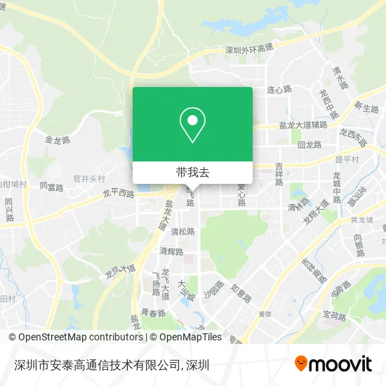 深圳市安泰高通信技术有限公司地图